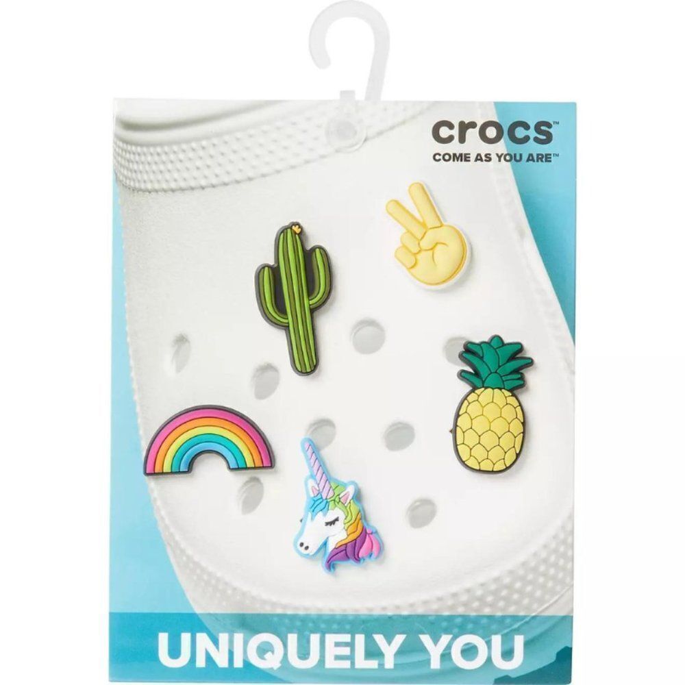 Crocs Jibbitz 5 Pack Shoes Charms in Fun Trend